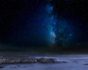 Headlands and Milky Way