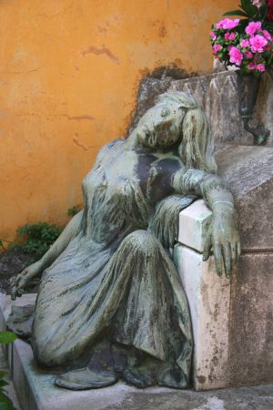Cemetery Statue, Portofino Italy