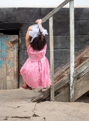 Girl in the Pink Dress