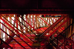 Golden Gate Bridge Iron Structuce