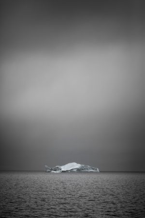 ICEBERG IN EVENING LIGHT