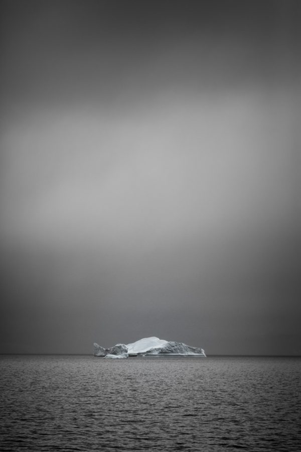 ICEBERG IN EVENING LIGHT