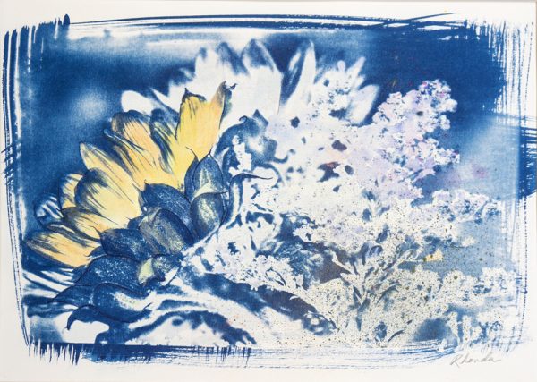 Sunflower & Lilacs