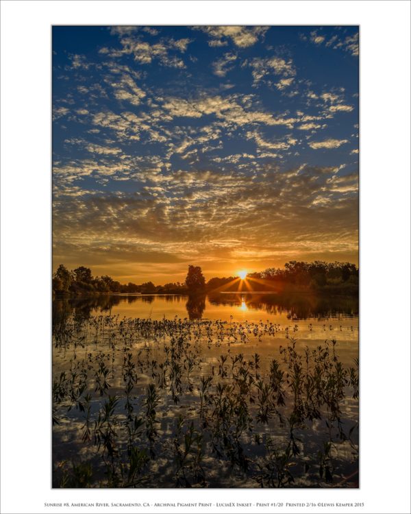 Sunrise #8, American River, Sacramento, CA