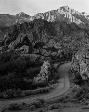 Into Alabama HIlls, Owens Valley, CA 1985