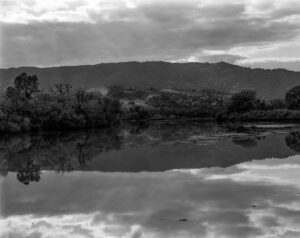 Sierra Foothills Reflections, Sacramento Area,CA 1979
