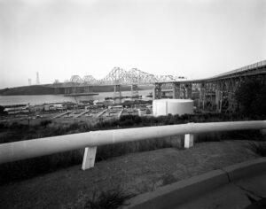 Late Afternoon, Carquinez Bridges, Crockett, CA 1979