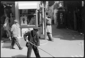 Thomas Winter – Street Sweeper, Caraby Street, London, 1971