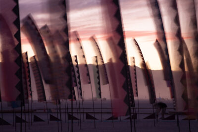 David Ruderman, Wind Through the Flags, Black Rock Desert © David Ruderman | Wind Through the Flags Black Rock Desert