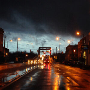 Storming at the Edmund Pettus Bridge