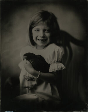 Mary Carl Smith, 7 and "Penny," 3
