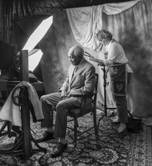 Kathryn Mayo with Dr. F.D. Reese