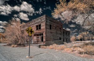 Abandoned Hotel. Modena, Utah