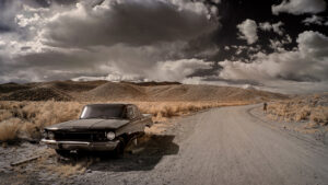 Abandoned Oldsmobile, Panaca, Nevada