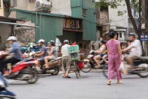 Garrett Cotham – Bicycle Crossing, Hanoi