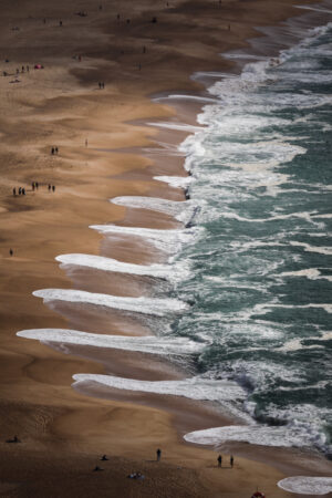 Dale Kolke – Low Tide on Beach at Nazare, Portugal