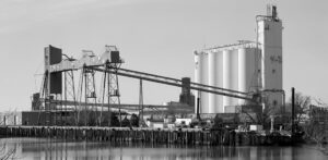 Rice Silos on the Right