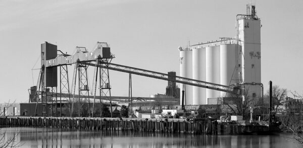 Rice Silos on the Right