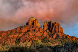 Lucille van Ommering - Blood Orange Sunset, Cathedral Rock