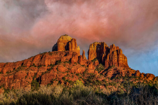 Lucille van Ommering - Blood Orange Sunset, Cathedral Rock