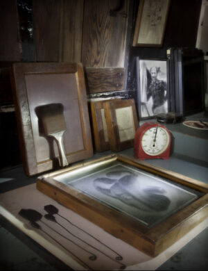 Rick Murai -Edward Weston's Darkroom, Wildcat Hill, 2023 (From Growing Up Weston, Kim Weston)