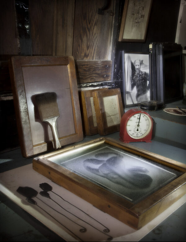 Rick Murai -Edward Weston's Darkroom, Wildcat Hill, 2023 (From Growing Up Weston, Kim Weston)