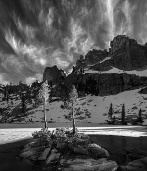 Sunset at the Edge of Pear Lake