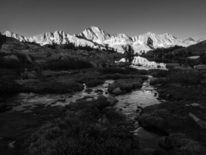 A Creek Flowing From Dusy Basin