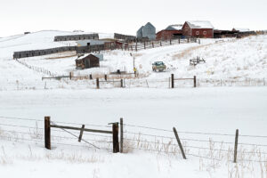 Mail truck, Fergus County, Montana 2019