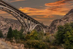 John Bernard - CA 263 Shasta River Bridge Double Concrete Arch