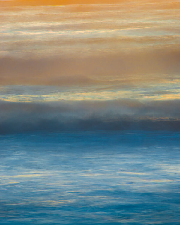 Surf stack at sunset