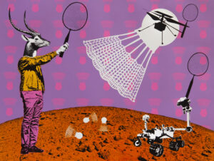 Dale Green - Playing Badminton on Mars