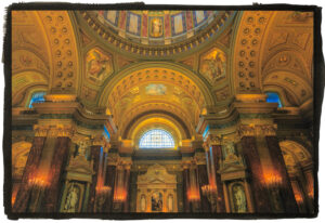 Church Interior, Budapest, Hungary
