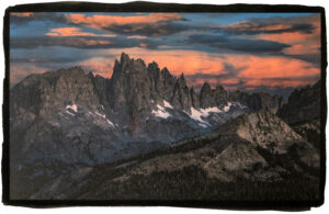 The Minarets at Sunrise, Eastern Sierra