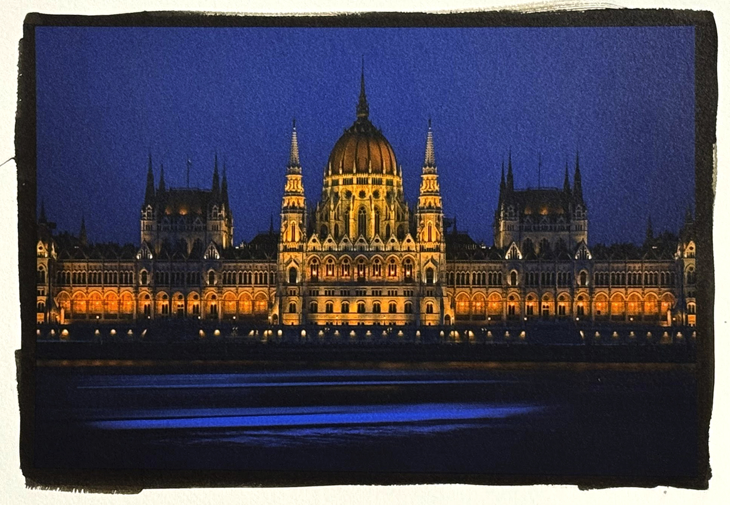 Kerik_Parliament Building at Night, Budapest, Hungary