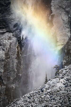 Winter Rainbow #3, Yosemite Falls