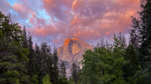 Yosemite's Half Dome at Sunset