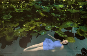 Heather in Lily Pads